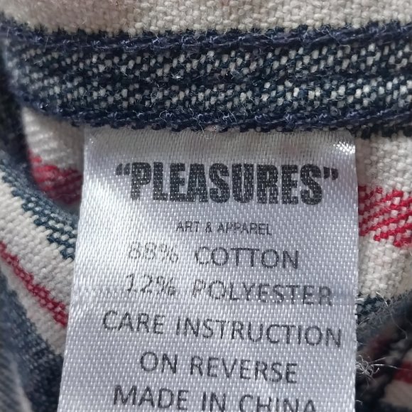 Pleasures Stripped Utility Denim Jacket - Picture 12 of 13